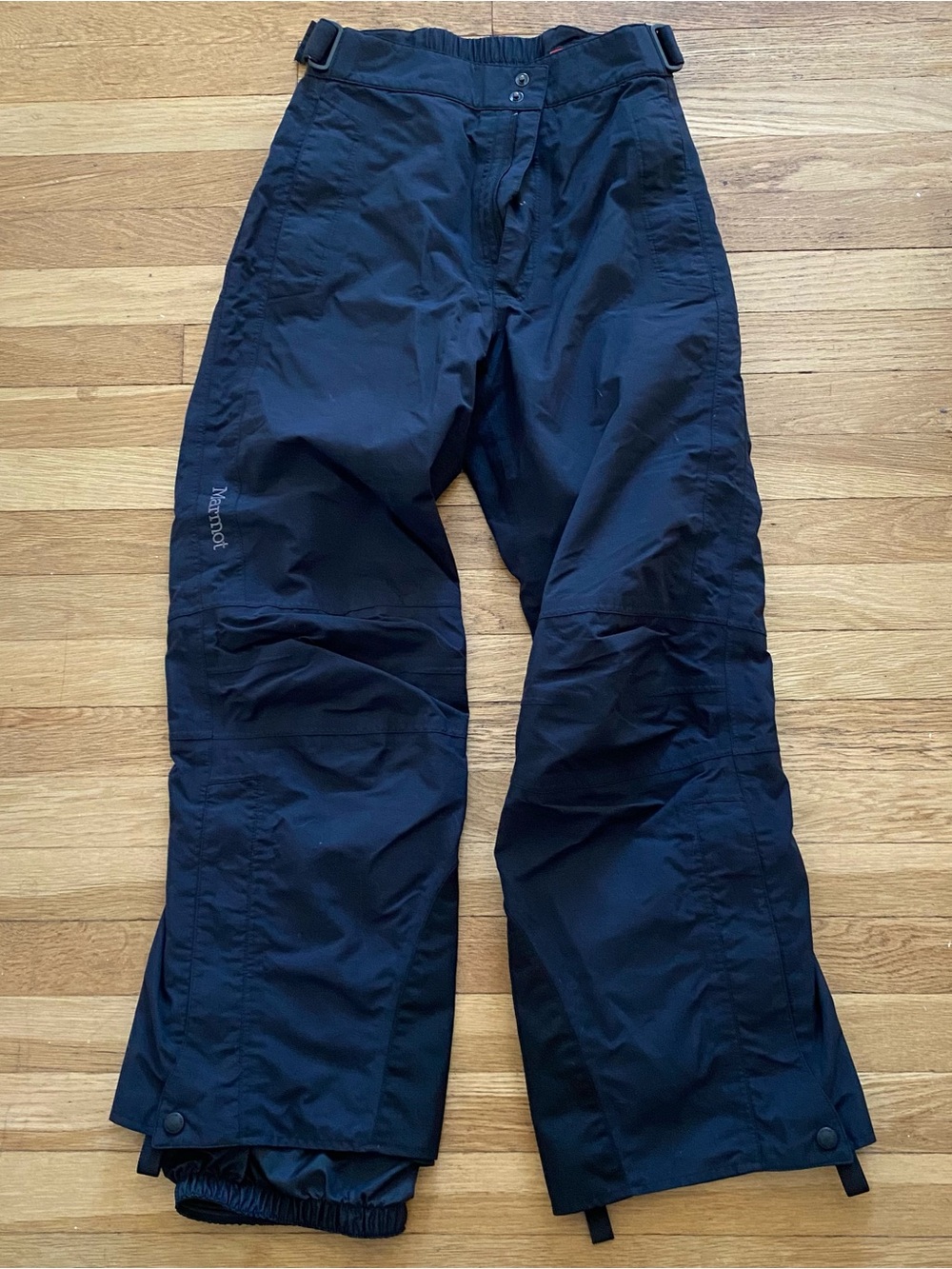 Marmot Snow Pants Womens S Nylon Shell Polyamide Lined Black Snow Ski Outdoor